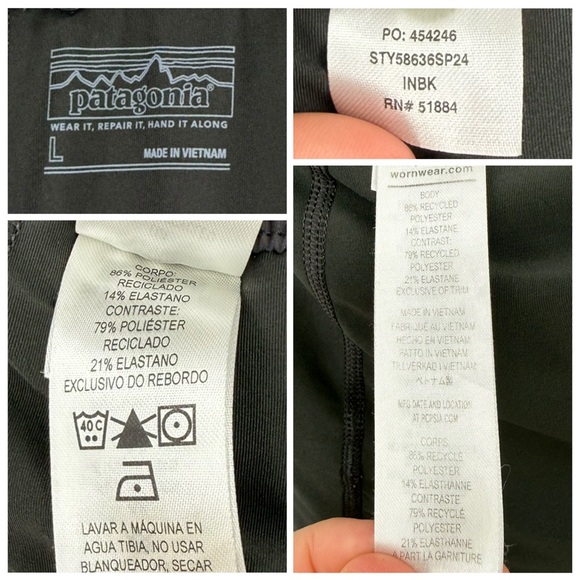 Patagonia Fleetwith Skort in Ink Black | Large - Picture 8 of 9